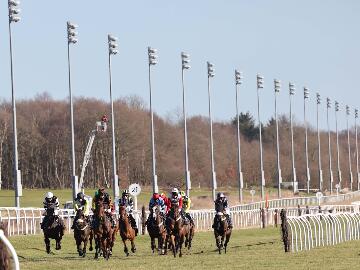 Jumps racing at Newcastle Racecourse